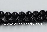 CBT01 16 inches 8mm round natural biotite beads wholesale