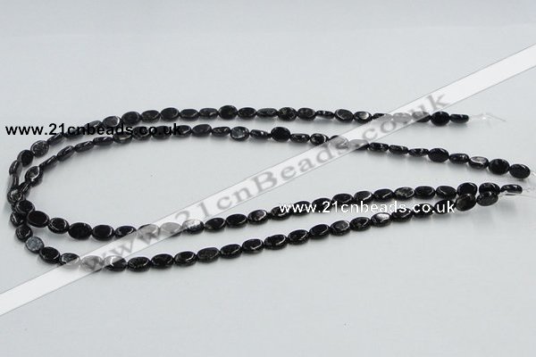 CBT08 16 inches 6*8mm oval natural biotite beads wholesale