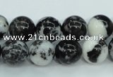 CBW104 15.5 inches 12mm round black & white jasper beads