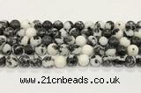 CBW173 15.5 inches 10mm round black & white jasper gemstone beads wholesale