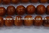 CBW502 15.5 inches 8mm round bayong wood beads wholesale