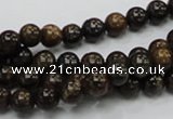 CBZ101 15.5 inches 6mm round bronzite gemstone beads