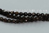 CBZ102 15.5 inches 4mm faceted round bronzite gemstone beads