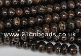 CBZ201 15.5 inches 3*6mm rondelle bronzite gemstone beads