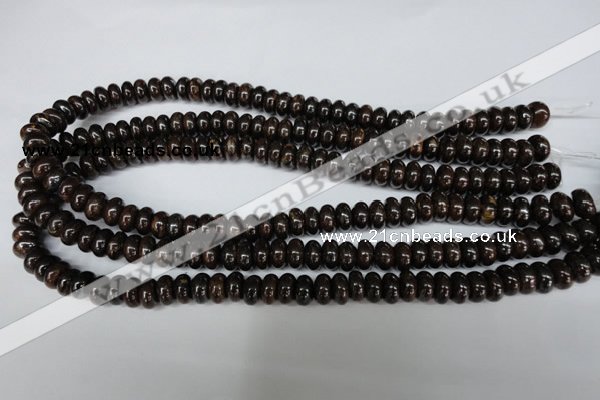 CBZ203 15.5 inches 6*10mm rondelle bronzite gemstone beads