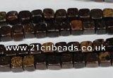 CBZ205 15.5 inches 6*6mm cube bronzite gemstone beads