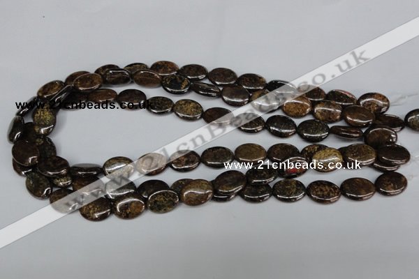 CBZ218 15.5 inches 12*16mm oval bronzite gemstone beads