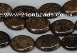 CBZ219 15.5 inches 13*18mm oval bronzite gemstone beads