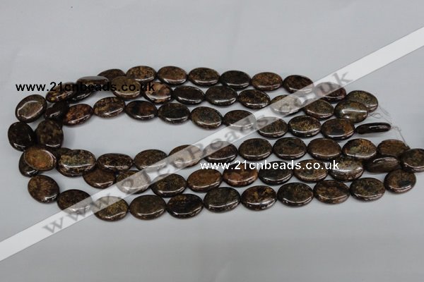 CBZ219 15.5 inches 13*18mm oval bronzite gemstone beads