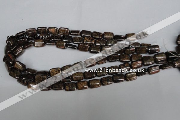 CBZ235 15.5 inches 10*14mm rectangle bronzite gemstone beads