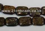 CBZ236 15.5 inches 12*16mm rectangle bronzite gemstone beads