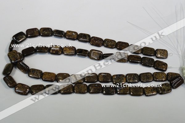 CBZ236 15.5 inches 12*16mm rectangle bronzite gemstone beads