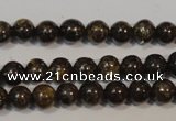 CBZ252 15.5 inches 3mm round bronzite gemstone beads wholesale