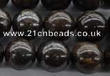 CBZ300 15.5 inches 16mm round bronzite gemstone beads wholesale