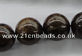 CBZ301 15.5 inches 18mm round bronzite gemstone beads wholesale