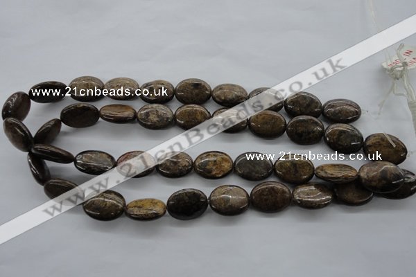 CBZ306 15.5 inches 15*20mm oval bronzite gemstone beads wholesale