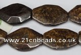 CBZ441 15.5 inches 20*25mm octagonal bronzite gemstone beads