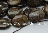 CBZ56 15.5 inches 13*18mm oval bronzite gemstone beads wholesale