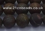 CBZ605 15.5 inches 12mm round matte bronzite beads wholesale