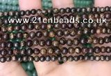 CBZ618 15.5 inches 4mm round bronzite beads wholesale