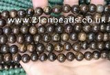 CBZ620 15.5 inches 8mm round bronzite beads wholesale