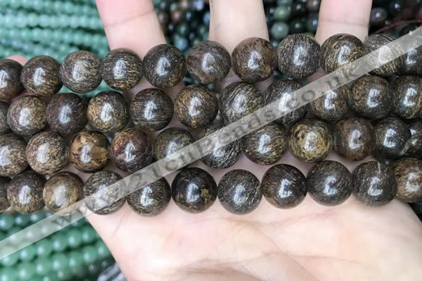 CBZ622 15.5 inches 12mm round bronzite beads wholesale