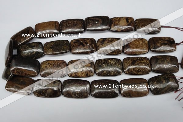 CBZ78 15.5 inches 20*30mm rectangle bronzite gemstone beads