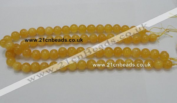 CCA06 15.5 inches 12mm round yellow calcite gemstone beads wholesale