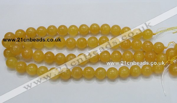 CCA15 15.5 inches 16mm round yellow calcite gemstone beads wholesale