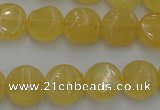 CCA28 15.5 inches 8mm flat round calcite gemstone beads wholesale