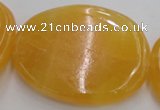 CCA30 15.5 inches 35*38mm – 40*42mm freeform calcite gemstone beads