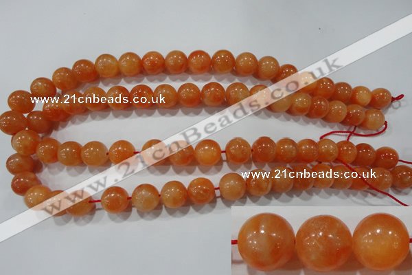 CCA304 15.5 inches 12mm round orange calcite gemstone beads wholesale