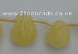 CCA33 Top-drilled 12*16mm nuggets calcite gemstone beads wholesale