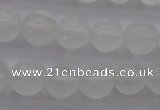 CCA353 15.5 inches 8mm round white calcite beads wholesale