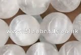 CCA364 15.5 inches 12mm round white calcite gemstone beads