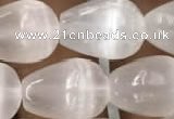 CCA376 15.5 inches 10*14mm teardrop white calcite gemstone beads