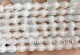 CCA377 15.5 inches 7*10mm teardrop white calcite gemstone beads