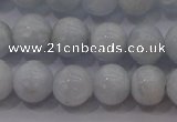 CCA402 15.5 inches 8mm round blue calcite beads wholesale