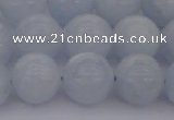 CCA408 15.5 inches 12mm round blue calcite gemstone beads