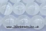 CCA530 15 inches 8mm round white calcite beads