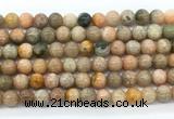 CCA552 15.5 inches 8mm round peach calcite gemstone beads