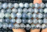 CCA583 15 inches 10mm round blue calcite gemstone beads