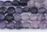 CCB1146 15 inches 4mm faceted coin sugilite beads