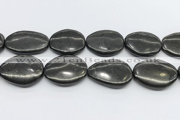 CCB1203 15 inches 22*35mm - 25*37mm nuggets shungite beads