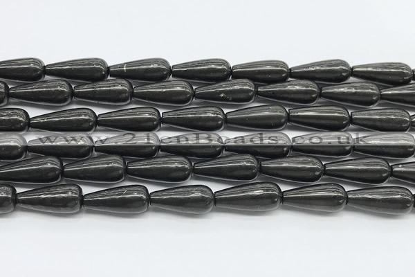 CCB1205 15 inches 8*20mm teardrop shungite beads