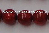 CCB129 15.5 inches 11mm round red coral beads strand wholesale