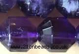 CCB1314 15 inches 9mm - 10mm faceted amethyst beads