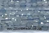 CCB1351 15 inches 2.5mm faceted coin aquamarine beads