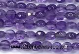 CCB1357 15 inches 2.5mm faceted coin amethyst beads