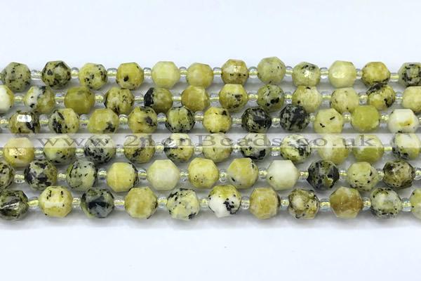 CCB1435 15 inches 7mm - 8mm faceted gemstone beads